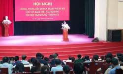 Cán bộ, phóng viên báo chí Hà Nội học tập Nghị quyết Trung ương 10