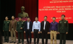Báo Quân đội nhân dân trao giải cuộc thi viết Quân đội anh hùng, quốc phòng vững mạnh năm 2019