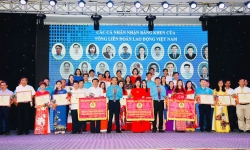 Liên đoàn Lao động tỉnh Ninh Bình tổ chức Đại hội thi đua yêu nước lần thứ V