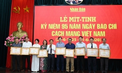 Báo Nhân Dân tổ chức mít-tinh kỷ niệm 95 năm Ngày Báo chí cách mạng Việt Nam