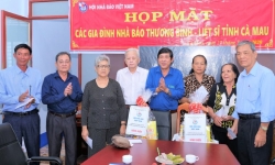 Hội Nhà báo Việt Nam: Tri ân các nhà báo thương binh, liệt sĩ ở Cà Mau