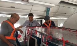 Buồng áp lực dương lọc virus trên chuyến bay đặc biệt đến Guinea