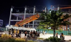 Nóng: Sập giàn giáo tại công trình xây dựng của Toyota tại Bắc Giang