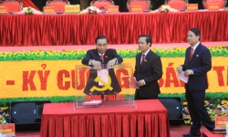 Đại hội Đảng bộ tỉnh Ninh Bình bầu Ban Chấp hành Đảng bộ tỉnh khóa XXII