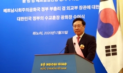 Phó Thủ tướng Phạm Bình Minh được Chính phủ Hàn Quốc tặng Huân chương Quang Hoa