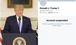 Twitter khóa vĩnh viễn tài khoản của ông Trump