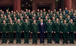 Quân ủy Trung ương gặp mặt đại biểu dự Đại hội XIII của Đảng