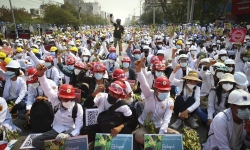 Một tháng biểu tình ở Myanmar sau cuộc đảo chính quân sự