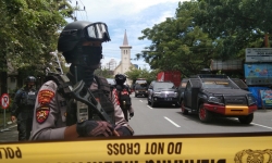 Đánh bom liều chết tại nhà thờ Indonesia, 14 người bị thương