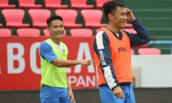 Cầu thủ CLB Than Quảng Ninh tập trở lại sau lời hứa có lương
