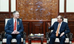 Chủ tịch nước Nguyễn Xuân Phúc tiếp Đại sứ Hoa Kỳ tại Việt Nam Daniel Kritenbrink