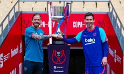 Ngôi sao Messi thay đổi diện mạo trước trận chung kết Copa del Rey