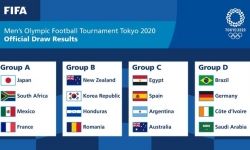 ĐT Đức cùng bảng với đương kim vô địch Brazil tại Olympic Tokyo 2020