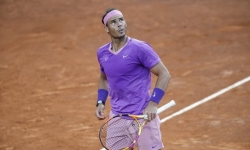 Tay vợt Rafael Nadal lọt vào vòng 3 Rome Masters