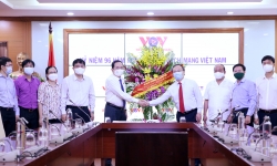 Phó Chủ tịch Thường trực Quốc hội chúc mừng VTV, VOV nhân Ngày Báo chí Cách mạng Việt Nam