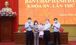 Bà Trịnh Thị Minh Thanh được bầu giữ chức Phó Bí thư Tỉnh ủy Quảng Ninh