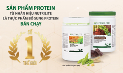 Thực phẩm bổ sung Nutrilite Protein: Danh hiệu bán chạy số 1 thế giới