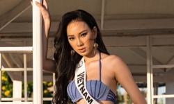 Đại diện Việt Nam 'mất điểm' trong phần thi Trình diễn áo tắm ở Miss Intercontinental