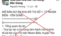 Bắc Giang: Xử phạt 2 cá nhân đăng tin sai sự thật về mua bán bất động sản trên mạng xã hội