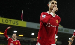 Ronaldo sút penalty thành công, MU dễ dàng 'đè bẹp' Norwich