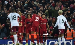 Salah lập công, Liverpool dễ dàng đánh bại Aston Villa