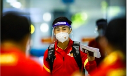 Dàn sao của đội tuyển Trung Quốc đã tới Việt Nam