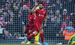 Song tấu Salah và Mane cùng ghi bàn, Liverpool thắng ngược Norwich