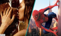 “Người nhện” Tobey Maguire bị ngạt thở trong nụ hôn lộn ngược mang tính biểu tượng