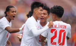 Ghi bàn phút 90+5, U23 Myanmar thắng trận hú vía trước Đông Timor