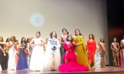 Mẫu nhí Phùng Hiểu Anh đăng quang Hoa hậu cuộc thi Little Miss United Nations tại Ấn Độ
