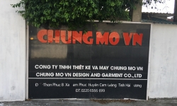 Công ty may Chung Mo Việt Nam xả thải sai quy định