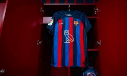 CLB Barca trình làng mẫu áo thi đấu đặc biệt cho El Clasico