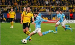 Haaland thi đấu mờ nhạt, Man City chia điểm với Dortmund