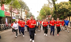 200 vận động viên Việt Nam tham gia lễ rước đuốc SEA Games 32