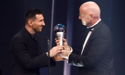 Lionel Messi nhận danh hiệu Cầu thủ xuất sắc nhất thế giới
