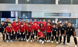 Đội bóng đầu tiên có mặt tại Campuchia, chuẩn bị tranh tài ở SEA Games 32