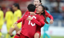Huỳnh Như 'nổ súng', đội tuyển bóng đá nữ Việt Nam dễ dàng đánh bại Malaysia