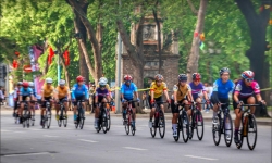 Hấp dẫn giải đua xe đạp Hà Nội mở rộng lần thứ V - 2023