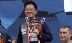 Cơ thủ Bao Phương Vinh vô địch giải billiards carom 3 băng thế giới 2023