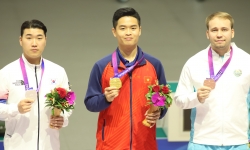 Phạm Quang Huy mang về tấm Huy chương Vàng đầu tiên cho Thể thao Việt Nam ở ASIAD 19