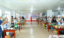 Cán bộ, đoàn viên Công đoàn Cơ quan Trung ương Hội Nhà báo Việt Nam cùng nhau vào bếp, kết nối yêu thương