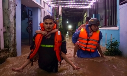 Thực hư thông tin Đà Nẵng cho học sinh nghỉ vì lụt