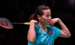 Thùy Linh dừng chân tại tứ kết giải cầu lông Trung Quốc Master 2023