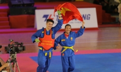 Nguyễn Hữu Toàn giành HCV giải Vovinam thế giới ở hạng cân 92kg