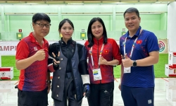 Xạ thủ Lê Thị Mộng Tuyền giành tấm vé thứ 4 dự Olympic 2024