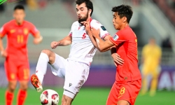 Bị VAR từ chối, Trung Quốc chia điểm Tajikistan ở trận ra quân Asian Cup 2023