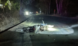 Kon Tum: Hai xe máy đối đầu trên Quốc lộ, 2 người tử vong