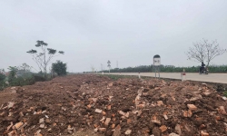 Vĩnh Phúc: Cận cảnh dự án đê nghìn tỷ dở dang do Tập đoàn Phúc Sơn thi công