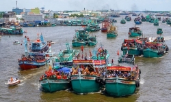 Hơn 150 tàu thuyền tham gia Lễ hội Nghinh Ông Sông Đốc
