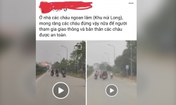 Thanh Hóa: Công an vào cuộc xác minh nhóm thanh niên đi xe máy lạng lách, đánh võng trên đường